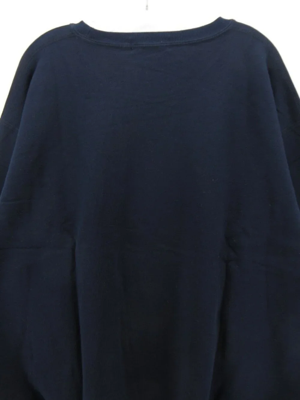 VINTAGE Polo Ralph Lauren Sweatshirt XL Navy Pullover Blank Pony 90s *